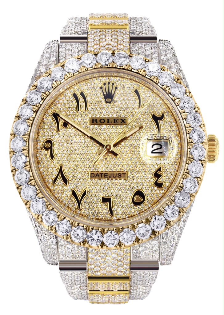 Rolex Datejust — Fully Iced Out