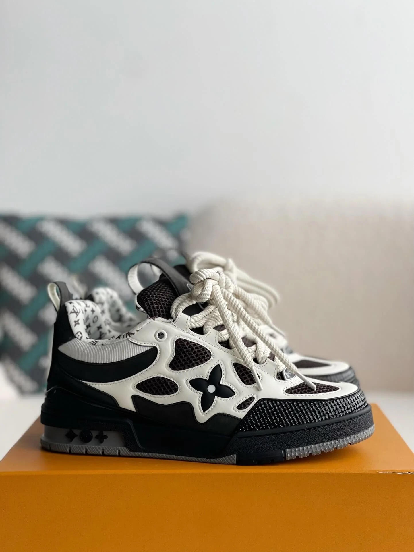 Louis Vuitton LV Skate Trainer — Black / White